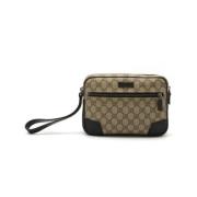 Pre-owned Leather gucci-bags Gucci Vintage , Brown , Dames