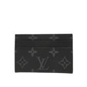 Pre-owned Fabric wallets Louis Vuitton Vintage , Black , Heren