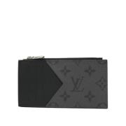 Pre-owned Fabric wallets Louis Vuitton Vintage , Black , Heren