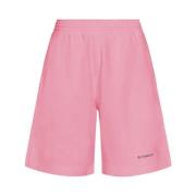 Katoen Roze Elastische Taille Shorts Givenchy , Pink , Heren