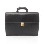 Pre-owned Leather handbags Loewe Pre-owned , Black , Dames