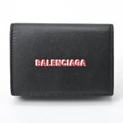 Pre-owned Leather wallets Balenciaga Vintage , Black , Dames