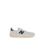 Sneakers van suèdeleer met N-logo New Balance , White , Heren