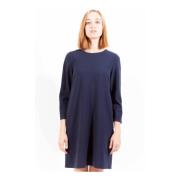 Korte Blauwe Jurk met 3/4 Mouwen Gant , Blue , Dames