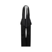 Elegante Halter Jumpsuit met Knoopdetail Ssheena , Black , Dames