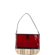 Pre-owned Fabric shoulder-bags Burberry Vintage , Red , Dames