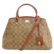 Pre-owned Canvas handbags Coach Pre-owned , Brown , Dames