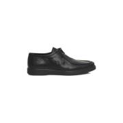 Casual Leren Derby Schoenen Cerruti 1881 , Black , Heren