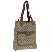 Pre-owned Leather gucci-bags Gucci Vintage , Beige , Dames