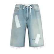 Denim shorts MM6 Maison Margiela , Blue , Dames