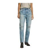 Rechte Denim Jeans met hoge taille Pepe Jeans , Blue , Dames