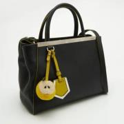 Pre-owned Leather totes Fendi Vintage , Black , Dames