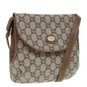 Pre-owned Leather gucci-bags Gucci Vintage , Beige , Dames