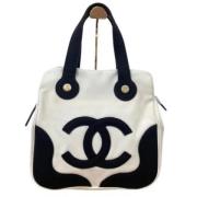 Pre-owned Fabric chanel-bags Chanel Vintage , White , Dames