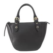 Pre-owned Leather handbags Salvatore Ferragamo Pre-owned , Black , Dam...