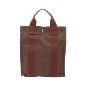 Pre-owned Canvas backpacks Hermès Vintage , Brown , Dames