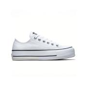 Verhoogde Canvas Sneakers Converse , White , Dames