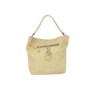 Pre-owned Nylon handbags Prada Vintage , Beige , Dames