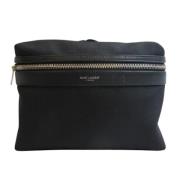 Pre-owned Canvas crossbody-bags Saint Laurent Vintage , Black , Dames