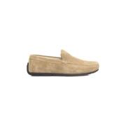 Heren Leren Driver Mocassins Rubberen Zool Cerruti 1881 , Beige , Here...