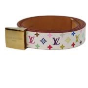 Pre-owned Canvas belts Louis Vuitton Vintage , Multicolor , Dames