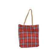 Pre-owned Canvas totes Burberry Vintage , Red , Dames