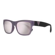 Paarse plastic zonnebril met UV-bescherming Guess , Purple , Dames