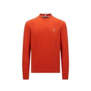 Casual Hoodie voor Mannen Moncler , Orange , Heren