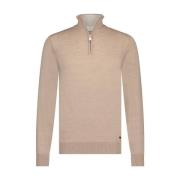 Lux Halfzip Pullover Born With Appetite , Brown , Heren