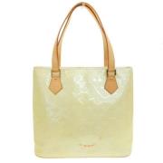 Pre-owned Canvas totes Louis Vuitton Vintage , Yellow , Dames