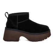 Zwarte Suède Laarzen met UGGplush™ Voering UGG , Black , Dames