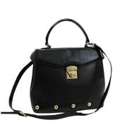 Pre-owned Leather handbags Salvatore Ferragamo Pre-owned , Black , Dam...