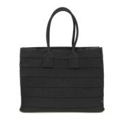 Pre-owned Canvas handbags Salvatore Ferragamo Pre-owned , Black , Dame...