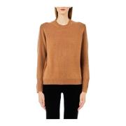 Bruine Wol Dames Trui Liu Jo , Brown , Dames