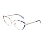 Blauwe Cat Eye Metalen Optische Frames Guess , Blue , Dames