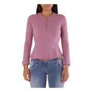 Roze Blouson Jack voor Vrouwen MET , Pink , Dames