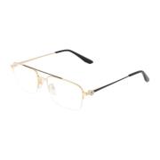 Gouden Aviator Optische Frames voor Mannen BMW , Yellow , Heren