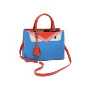 Pre-owned Leather handbags Fendi Vintage , Blue , Dames