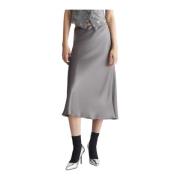 Grijze Parel Rok Liu Jo , Gray , Dames