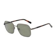 Groene Lens Metalen Zonnebril voor Mannen Guess , Gray , Heren