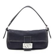 Pre-owned Canvas fendi-bags Fendi Vintage , Blue , Dames