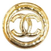 Pre-owned Metal chanel-jewelry Chanel Vintage , Yellow , Dames