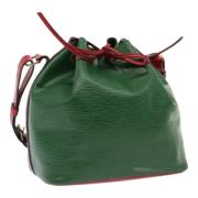 Pre-owned Leather louis-vuitton-bags Louis Vuitton Vintage , Green , D...