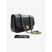 Pre-owned Leather chanel-bags Chanel Vintage , Black , Dames