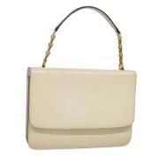 Pre-owned Leather handbags Celine Vintage , Beige , Dames