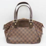 Pre-owned Canvas handbags Louis Vuitton Vintage , Brown , Dames