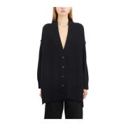 Kasjmier en wollen vest Isabel Benenato , Black , Dames