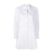 Witte Katoenen Overhemd met Lange Mouwen See by Chloé , White , Dames