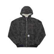 Donkergrijze Hooded Geweven Jas Rassvet , Gray , Heren