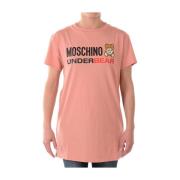 Casual Sweatshirt voor Mannen en Vrouwen Moschino , Pink , Dames